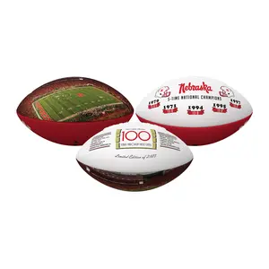 Nebraska Huskers Memorial Stadium 100th Season Full-Sized Football Memorabilia