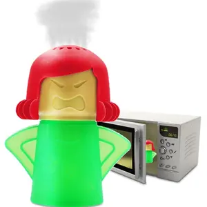 Microwave Cleaner, 1 PCS Angry Mama Microwave Cleaner Microwave Oven Steam Cleaner Easily Clean in Minutes Cleans Add Vinegar and Water for Home or Office with English Manual