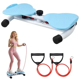 Noiseless Waist Twister Machine - 326 lbs Ab Twister Board for Home Gym, Balance Training, Men & Women’s Fitness Equipment
