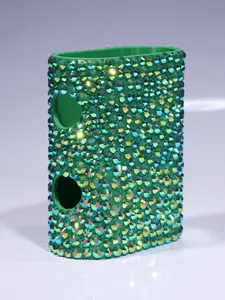Rhinestone Green Geek Bar/Flum Case