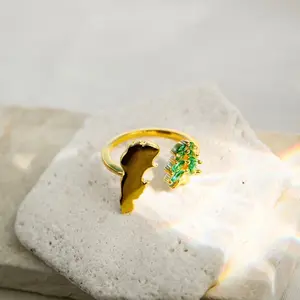 Lebanon Watan Ring - Represent your (homeland) with meaningful jewelry that carries the love and nostalgia of your country.