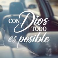 Con Dios Todo Es Posible（9*5in White)