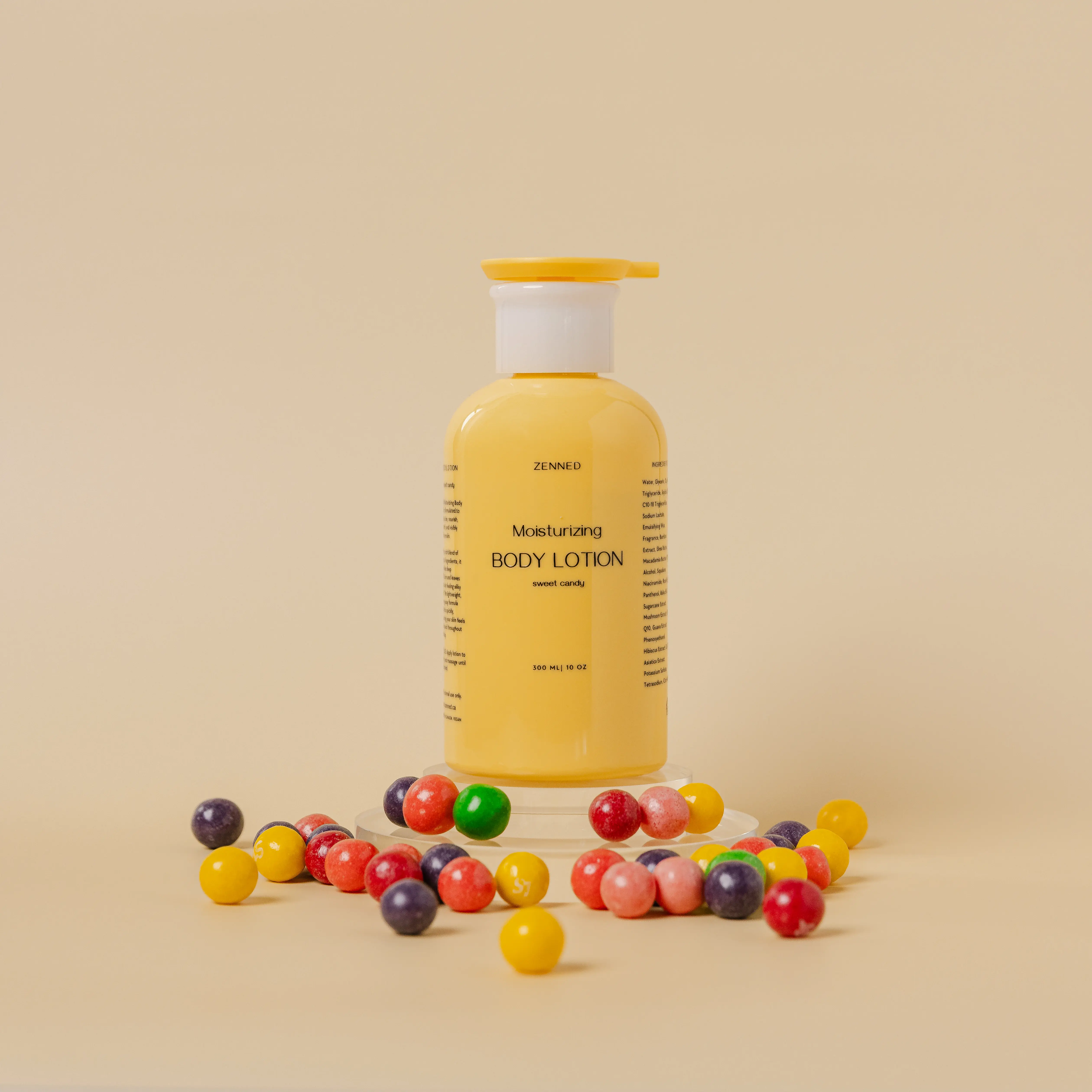 Sweet Candy Shea Butter Moisturizing Body Lotion - Liquid Formula Bath & Body Care Product, Hydrating, Candy Scent Body Lotions & Creams