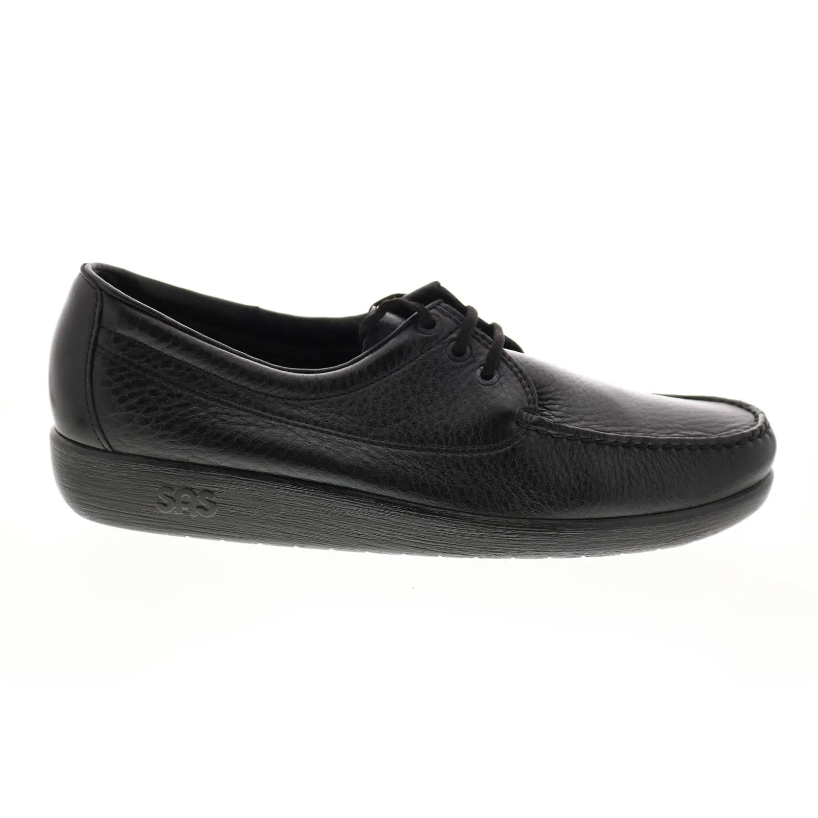SAS Amigo 0031-013 Mens Black Narrow Leather Loafers & Slip Ons Boat Shoes