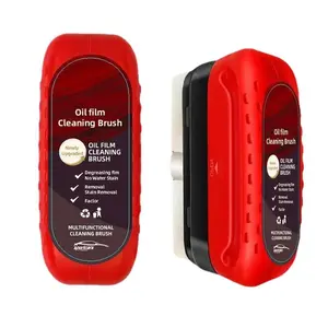 2025 New Coating for Windshield, Automotive Oil Film Cleaning Brush, Prevents Rain and Fog,Improves Clarity and Visibility