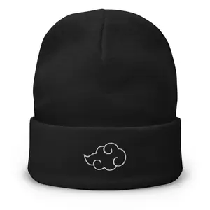 Hand Drawn Cloud Anime Embroidered Beanie Akatsuki Cloud