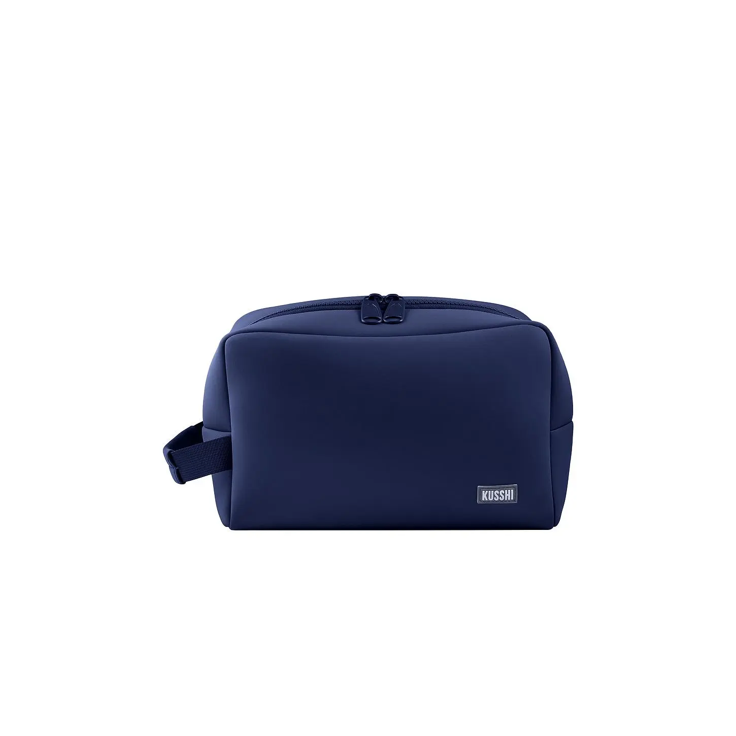 Kusshi Neoprene Dopp Kit in Navy & Khaki