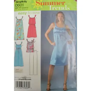 Simplicity 0601 Size D5 4-12 Summer Trends Dress, Tunic & Pants NEW