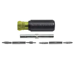 Klein Tools  7.25 in. 11-in-1 Screwdriver & Nut Driver