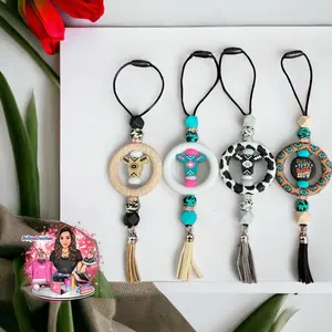 Car Charms, Western Car Charms, Beaded Car Charm