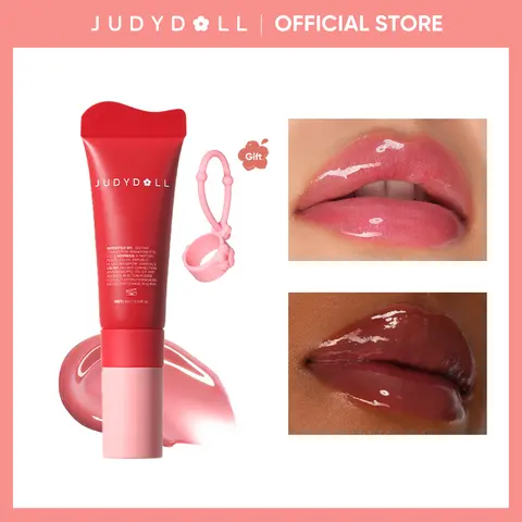 JUDYDOLL Gummy Plump Peptide Lip Oil, Blur, Peptide-Infused, Moisturizing Lip Care, Plumping, Glossy Finish, Hydrating, Smooths Lip Lines & Provides Volume, Makeup, Lipgloss, Lipstick, Cosmetics, Refresh Look, Summerwins,back to school