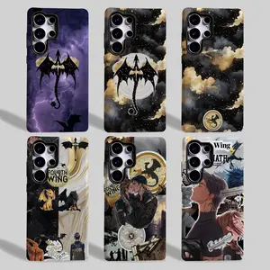 Fourth Wing Dragon Phone Case for Samsung Galaxy S26/S25/S24/S23/S22/S21/PLUS/FE/Ultra/NOTE20/A71/A56/A55/A54/A53/A52/A36/A35/A34/A26/A25/A23/A16/A15/A14/A13/A06/A04S,Shockproof Thickened cover Book Lovers Fantasy Reader[Samsung S26 New]