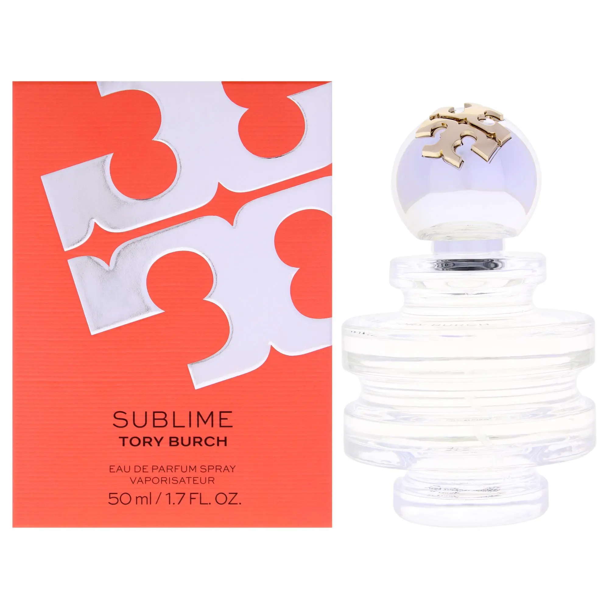 Tory Burch Sublime Collection Women's EDP Spray - 1.7 oz (50ml, 1 to 1.9 fl oz), Captivating Scent, Sleek Design, Single Bottle
