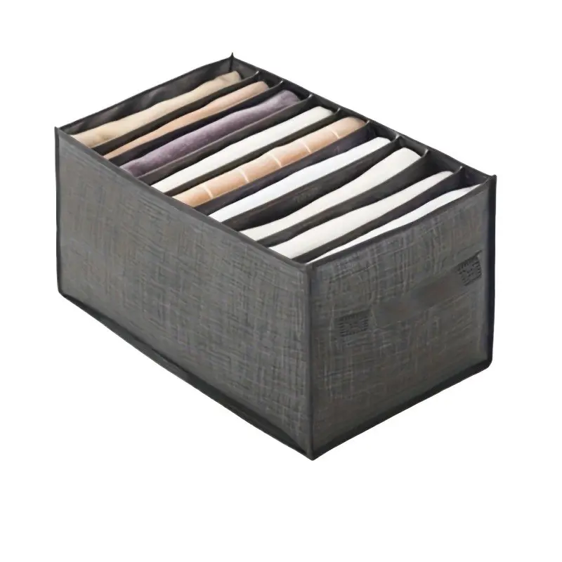 Clothing Storage Box for T-Shirts and Pants, Foldable Organizer for Closet and Drawer, Separating Bag for Clothes, Compact Sorting Box