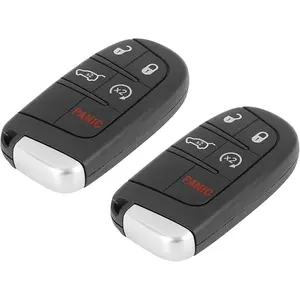 2 count Replacement  Keyless Entry Remote Key Fob Shell Case for  Grand Cherokee 2014-2020 Compass 2017 Renegade 2016-2018 M3N-40821302