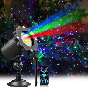 Outdoor Laser Projector Light, Waterproof Laser Landscape Light with RF Remote Control & Timer, LED Light for Holiday Party Garden Decoration, Outdoor Decorative Lights