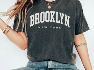 Comfort Colors Brooklyn New York T-Shirt | Brooklyn Comfort Colors Unisex T-Shirt | New York Tee | Oversized T-Shirt | Street Style Cotton Fabric