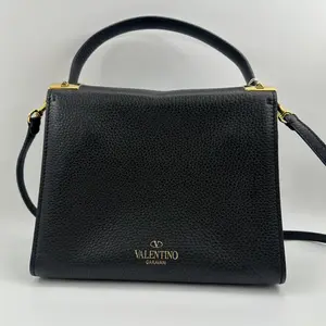 Pre-owned Valentino leather tote shoulder/handbag