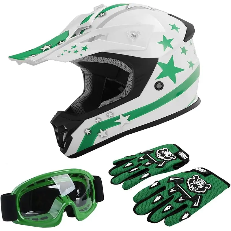 White w/Green Star