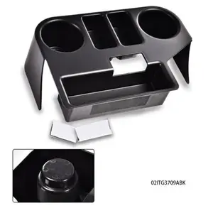 Center Console Cup Holder insert Fit For 1994-97 Dodge Ram 1500 2500 3500 Black Car Interior Accessories