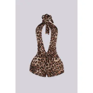 Wild Leopard Romper