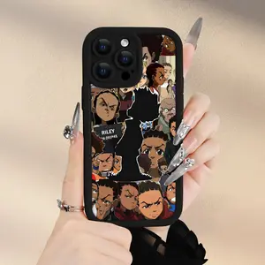 The Boondocks Hot Anime Cool Design Phone Case Compatible with iPhone For iPhone 17/16/15/14/13/12/11/Pro/ProMax/Plus/17Air/Xsmax/16E,Samsung S25/S24/S23/S22/Plus/Ultra/24FE,Shockproof Bumper Cover,Special Gift