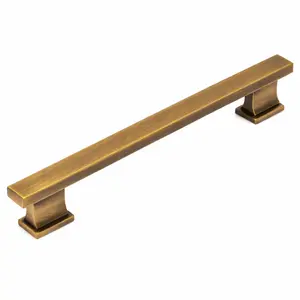 Cosmas 702-160BAB Brushed Antique Brass Contemporary Cabinet Pull