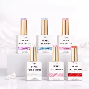 Pearl Gel Polish - Soft Metallic Sheen, Refined Pearl Finish, Smooth Application, Buildable Opacity, Highly Pigmented, 60 Sec Cure, Ideal for Everyday Elegance & Statement Sets