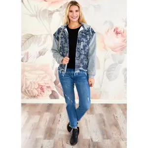 Paisley Print Denim Jacket - FINAL SALE