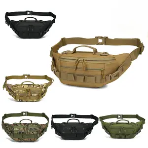 SleekHush Viral Tactical Waist Bag Fanny Pack Multi-Pocket Crossbody for Men & Women in Various Colors, Adjustable Waistband Bag, Versatile Bag