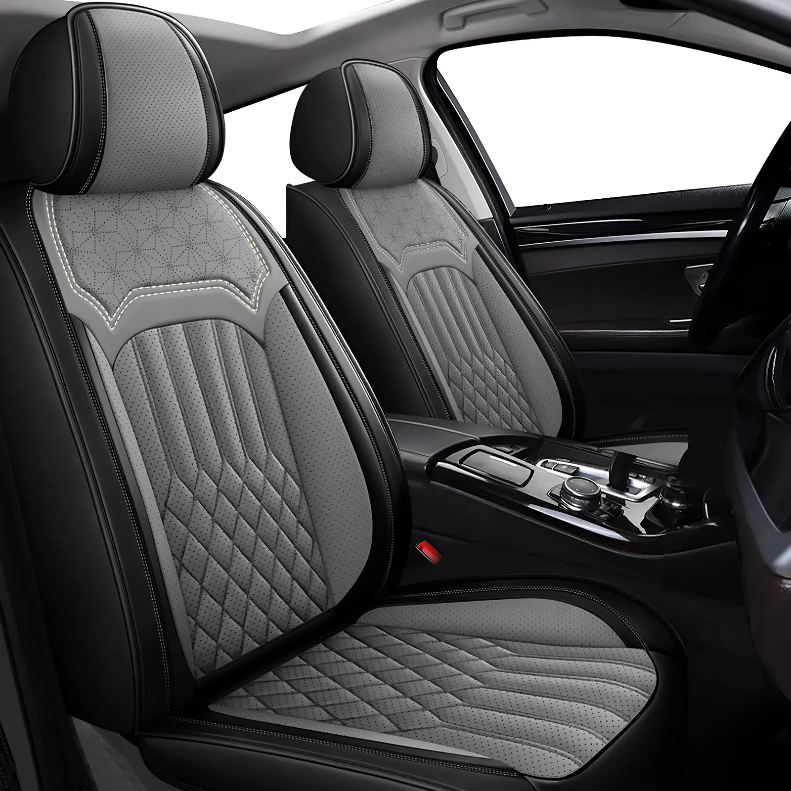Full Set Faux Leather Car Seat Covers - Fit for Chevy Tahoe 2011-2025, Automotive Interior Cushion, Waterproof Protector, Easy-to-Install, Car Seat Insert, Compatible with 2/5 Passenger Vehicles, Car Seat Decorative