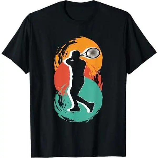 Squash Player Racket Match Indoor Tennis Court Ball Sports T-Shirt