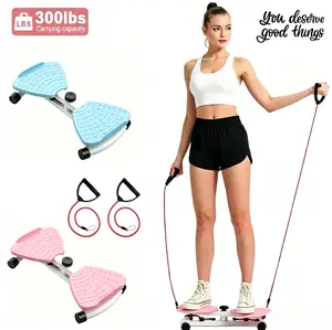 Portable Waist Twisting Machine with Pull Ropes - Home Gym Core Training Equipment for Core Strength, Resistance Ropes Waist Twister/Resistance Ropes/Portable/Core Strength Ab Trainer