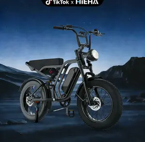 【Hieha】2026｜1500W Electric Bike for Adults ,lFullSuspensionTop Speed 37MPHRange 40-70 Miles | 48V 15AhRemovableBatterylLED Headlights 20-InchAll-Terrain Fat Tires lUL2849Certified ebike