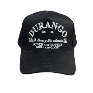 Cap “Durango”, Black/White,”La sierra y las avionetas”, la Office Hats.