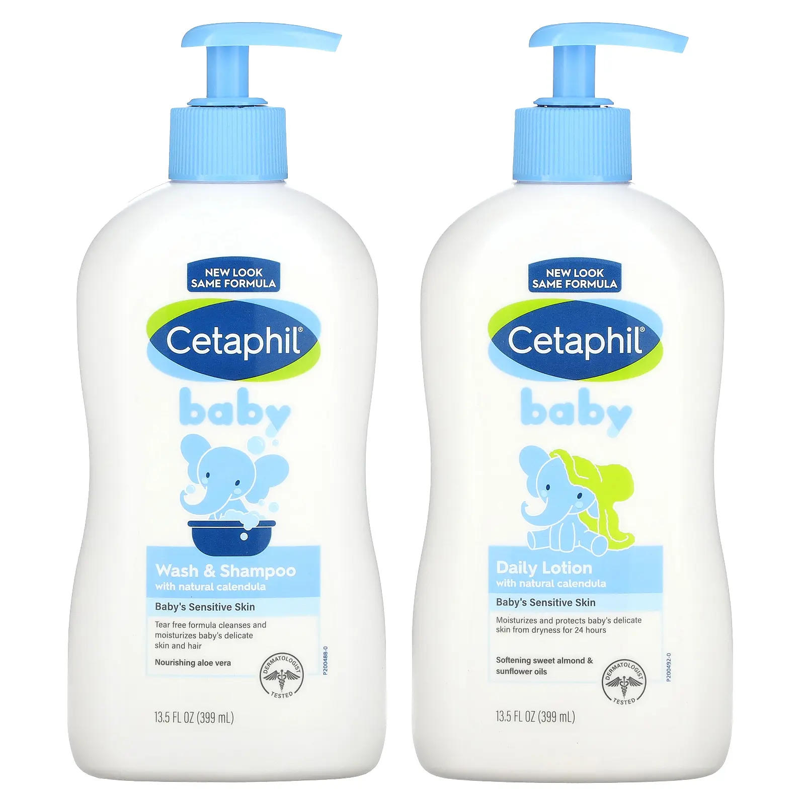 Cetaphil Baby, Healthy Skin Essentials Set, 2 Piece Set, 13.5 fl oz (399 ml) Each Cetaphil Baby, Healthy Skin Essentials Set, 2 Piece Set, 13.5 fl oz (399 ml) Each