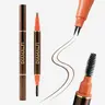 2 Tip UltraFine Pen - For Beard & Eyebrows - Water Resistant, Natural Look, Easy to Use, Long Lasting - Beard Pencil Filler, Eyebrow Pencil Filler - Beard Pen, Brow Pen - DIAMALFI