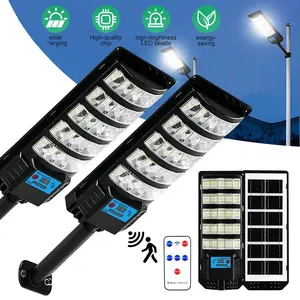 Commercial Solar Street Light Motion Sensor Lamp Dusk To Dawn Road Lamp, Solar Lights for Parking, Waterproof Wall Lamp, Remote Control Working for Pathway, Garden, Fence, Terrace, Garage#fathersdaygift