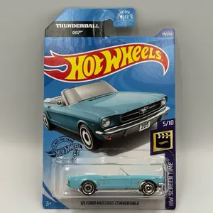 Hot Wheels '65 Ford Mustang Convertible HW Screentime 007 Thunderball James Bond 59/250 Collectible Die-Cast Car