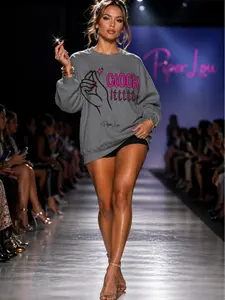 Clock It Graphic Crewneck Sweatshirt