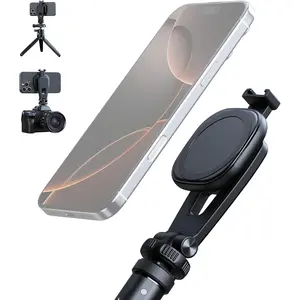 AC-10  Attachable Phone Clamp, with Cold Shoe Mount and 1/4"-20 Threaded Hole, for  16/15 / 14/13 / 12 Series, 90? Tilt for Recording, Live Streaming - 5283