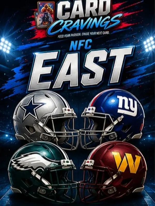 NFC East NFL Football Trading Card Division Break - Dallas Cowboys Philadelphia Eagles Washington Commanders New York Giants