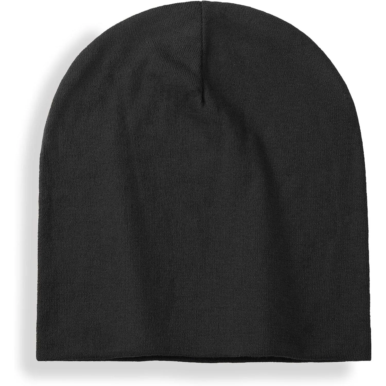 100% Cotton Slouchy Beanie for Women Men, Thin Beanies Winter Hat