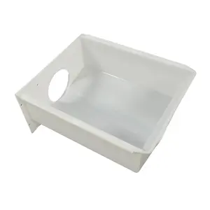 HECASA W10670845, WPW10670845 Refrigerator Ice Bucket Container Compatible with Whirlpool Kenmore/Sears kitchenaid Admiral Amana Crosley Estate Jenn-Air Kirkland Magic Chef Maytag Roper