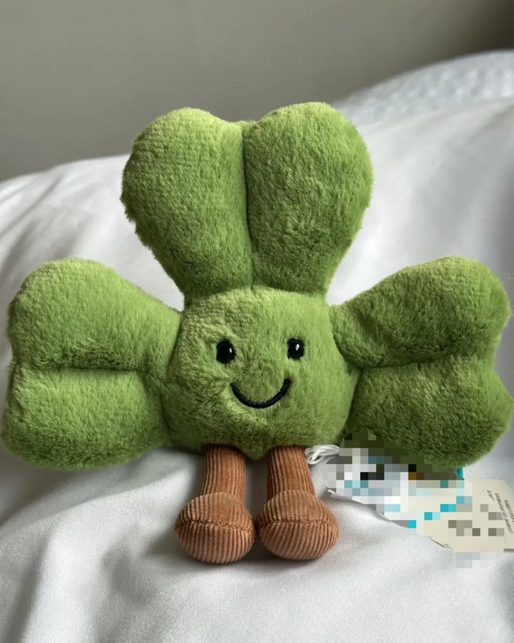 jc Shamrock Stuffed Toy | Three-Leaf Clover Plush | Lucky Charm for All Ages