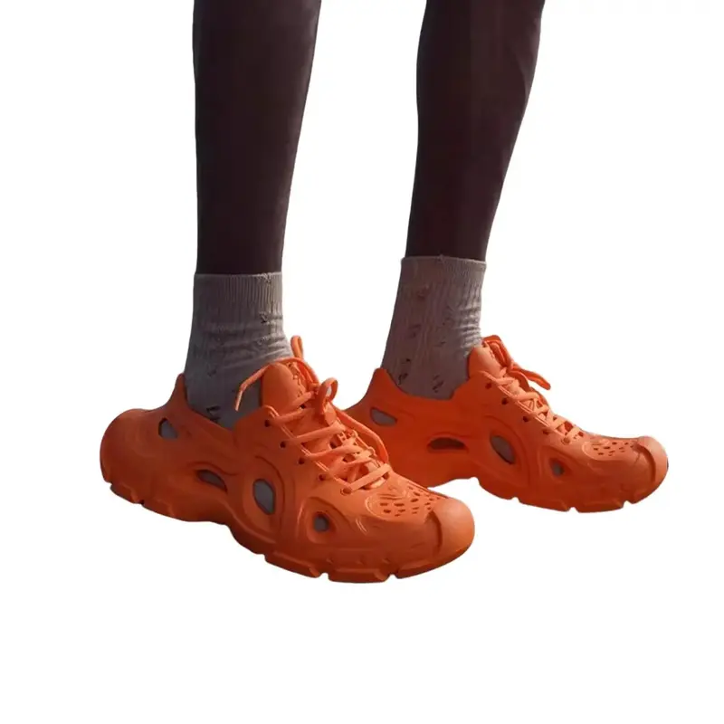 Basketball hole shoes for outdoor sports, cushioning, ultra-light, enhancing bounce, anti-slip and wear-resistant high-end street sandals Sneakers Footwear