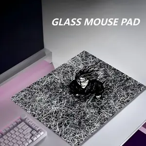 Control Type Glass Mouse Pad Professional Fps Gaming Smooth Feel, High-Quality Precision Control Surface, Ideal for Gamers & PC Users