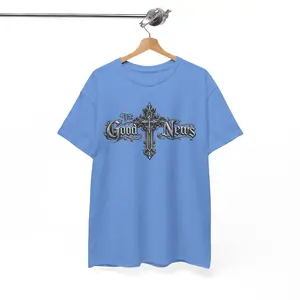 The Good News Cross T-Shirt | Christian Faith Graphic Tee