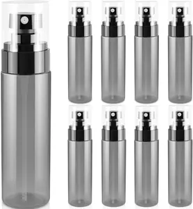 1 Pack Mist Spray Bottle,(60ml,80ml ,100ml,120ml),Black,Fine Mist Spray Bottle,Travel Size Spray Bottles,Black Nano Mist Spray Bottle,Leak-proof,Reusable,Multi-purpose,Refillable Cosmetic Containers,Viral Travel Essentials