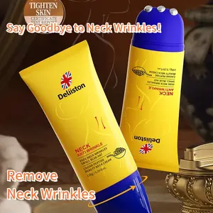 【Deliiston】Neck Firming Essence | Roll-On Neck Cream for Tightening and Lifting | Daily Treatment for Sagging Skin and Wrinkles, Hydrates and Firms | 150g/5.29 oz